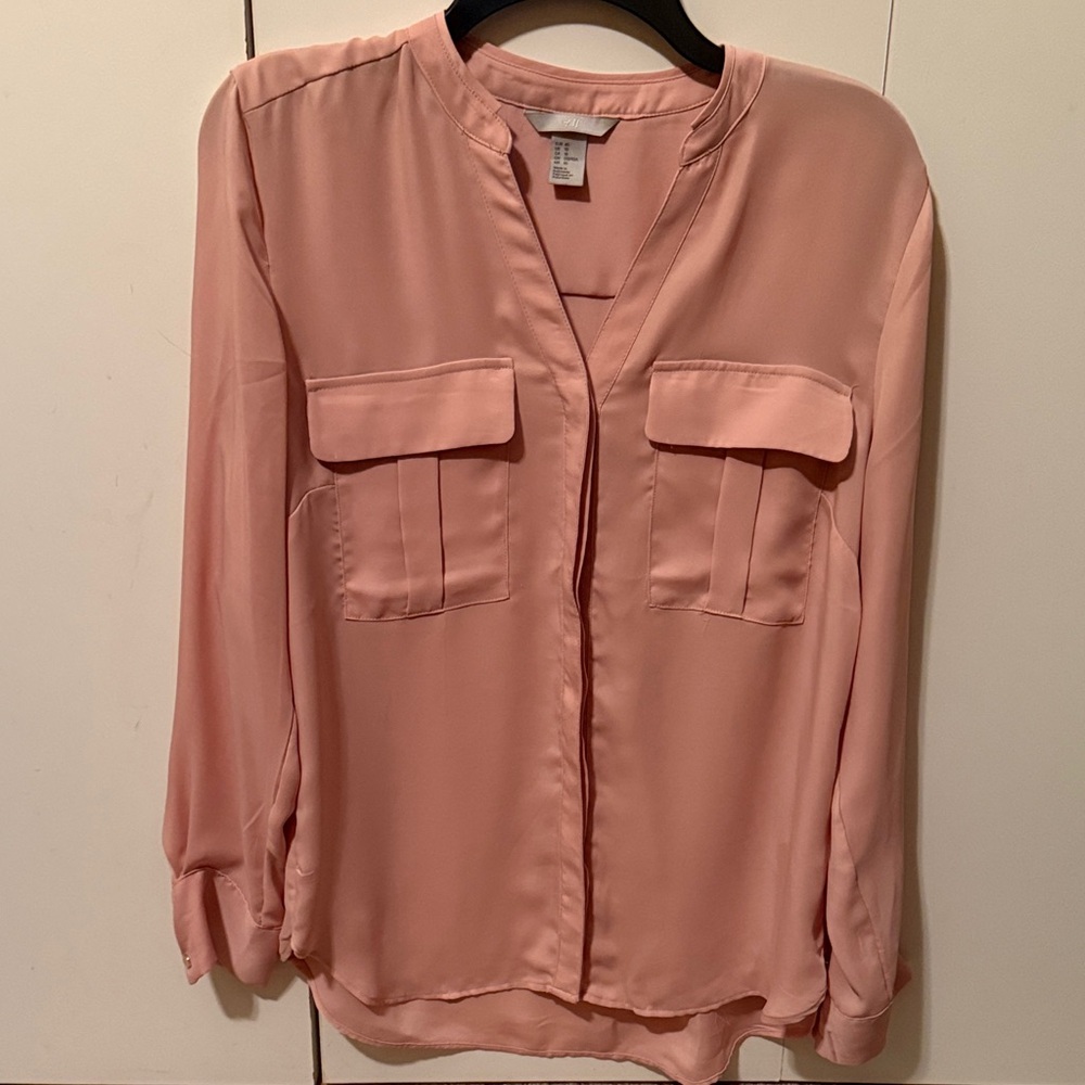 H&M Soft Pink Blouse